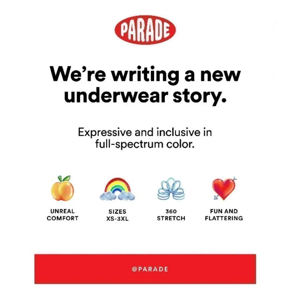 Parade welcome underwear